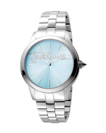 36mm Logo Mohair Bracelet Watch, Ice Blue