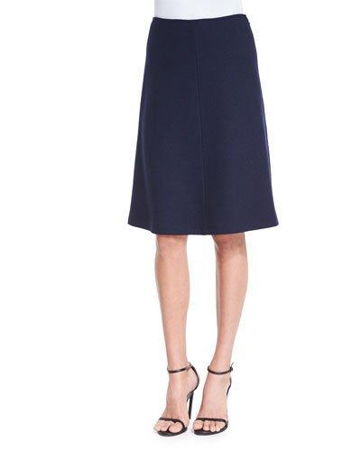 Micro Boucle Knit Flared