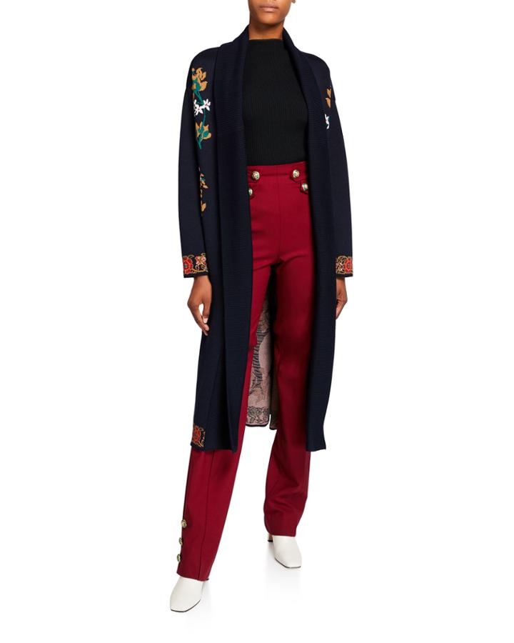 Tree Of Life Wool Cardigan