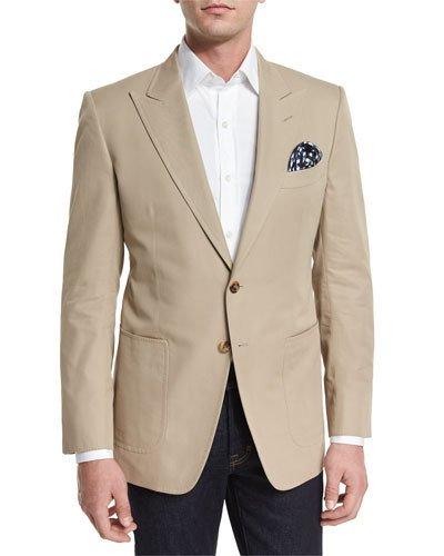 O'connor Base Gabardine Washed Jacket, Tan