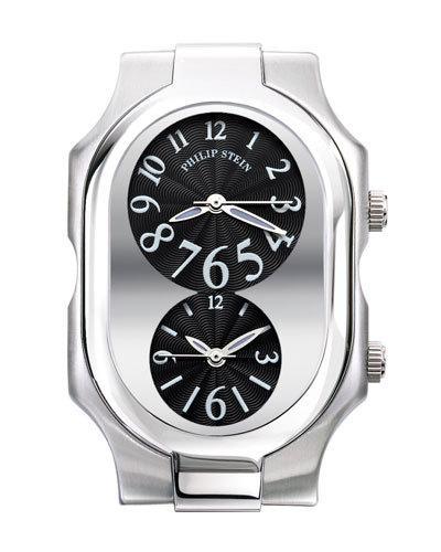 Large Wavy Fashion Head, Black