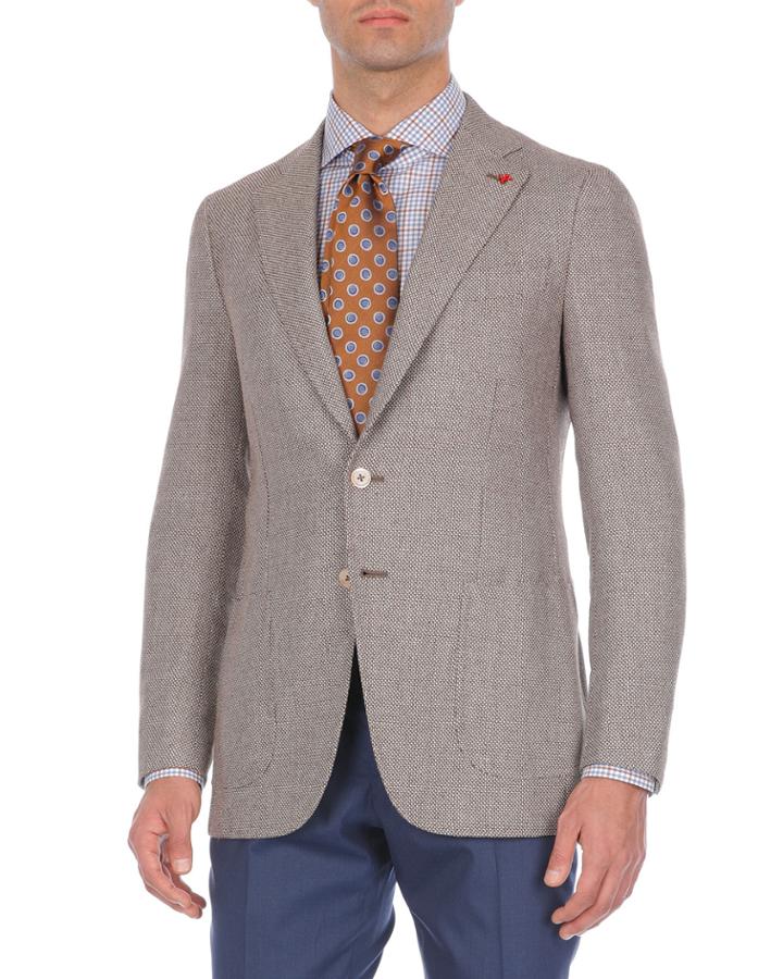 Wool-blend Birdseye Jacket