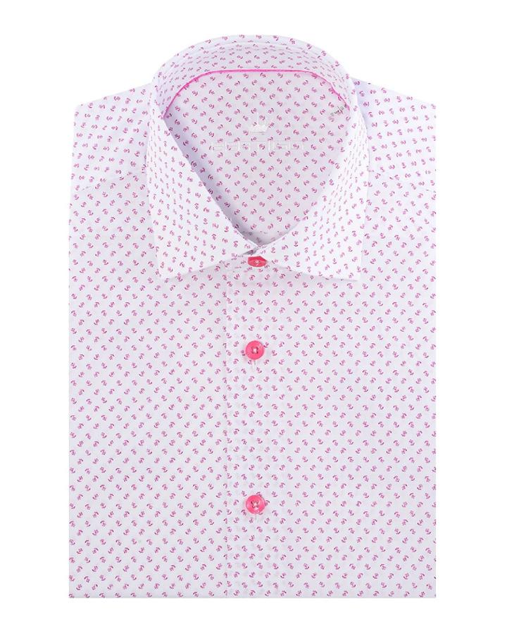 Men's Niko Short-sleeve Microflower Poplin