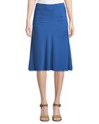 Side-ruched Tea-length