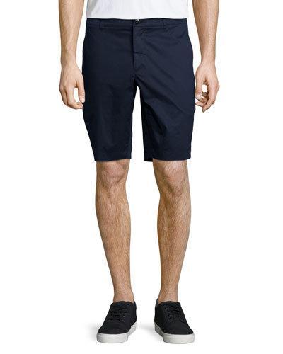 Straight-leg Poplin Shorts,