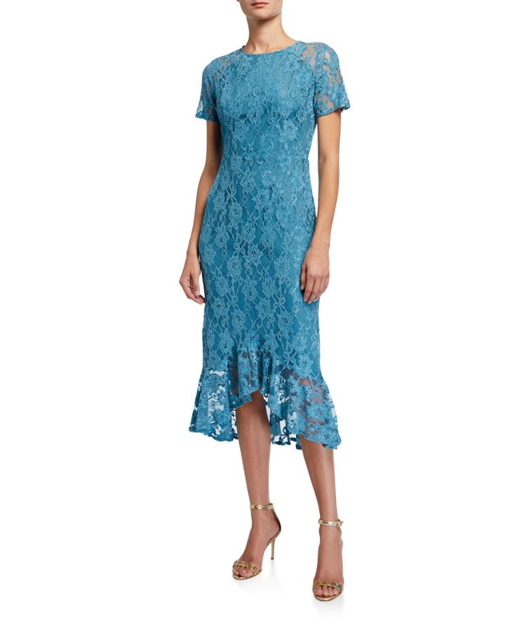 Lace Fit-and-flare Dress