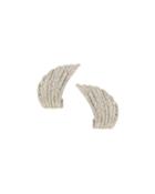 Estate 18k Gold J-hoop Earrings