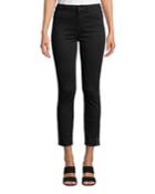 Embellished Mid-rise Tuxedo-stripe