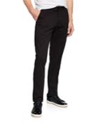 Men's Slim-fit Chino Pants, Black