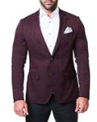 Men's Socrates Paisley Red Blazer