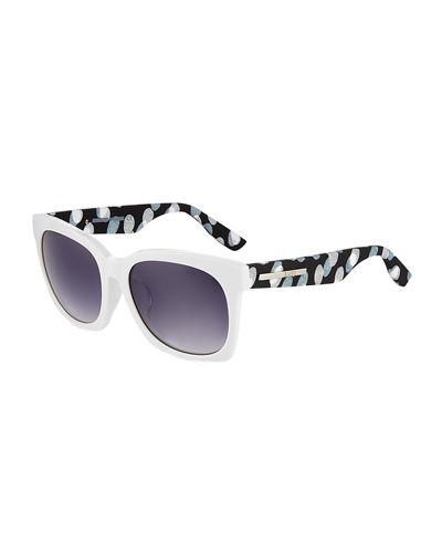 Cat Eye Polka-dot Plastic