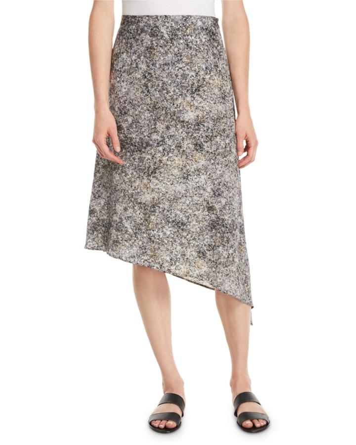 Asymmetric Willow-print