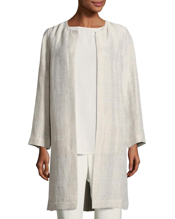 Organic Linen/cotton Topper Jacket