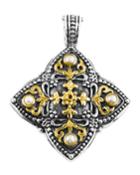 Konstantino Silver & 18k Pearl Clover Pendant Enhancer, Women's, White