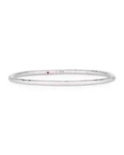 Martellato 18k White Gold Bangle Bracelet