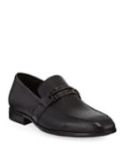 Men's Herringbone Leather Buckle