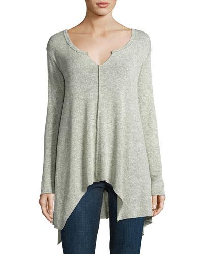 Ashlyn Knit Asymmetric Top,
