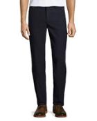 Five-pocket Straight Trouser Pants, Navy