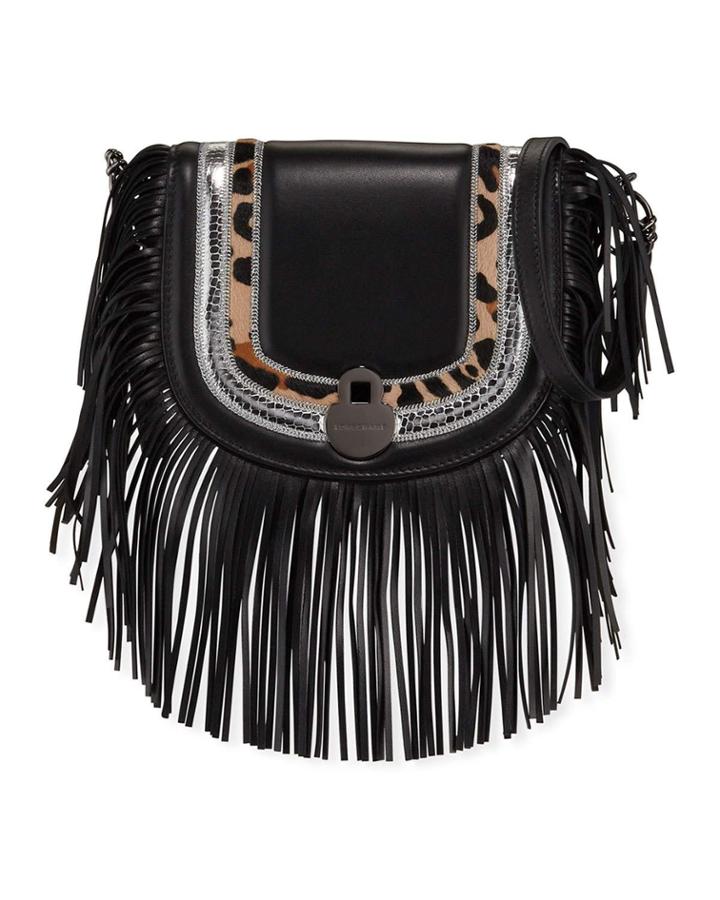 Cavalcade Fringed Leather Crossbody Bag