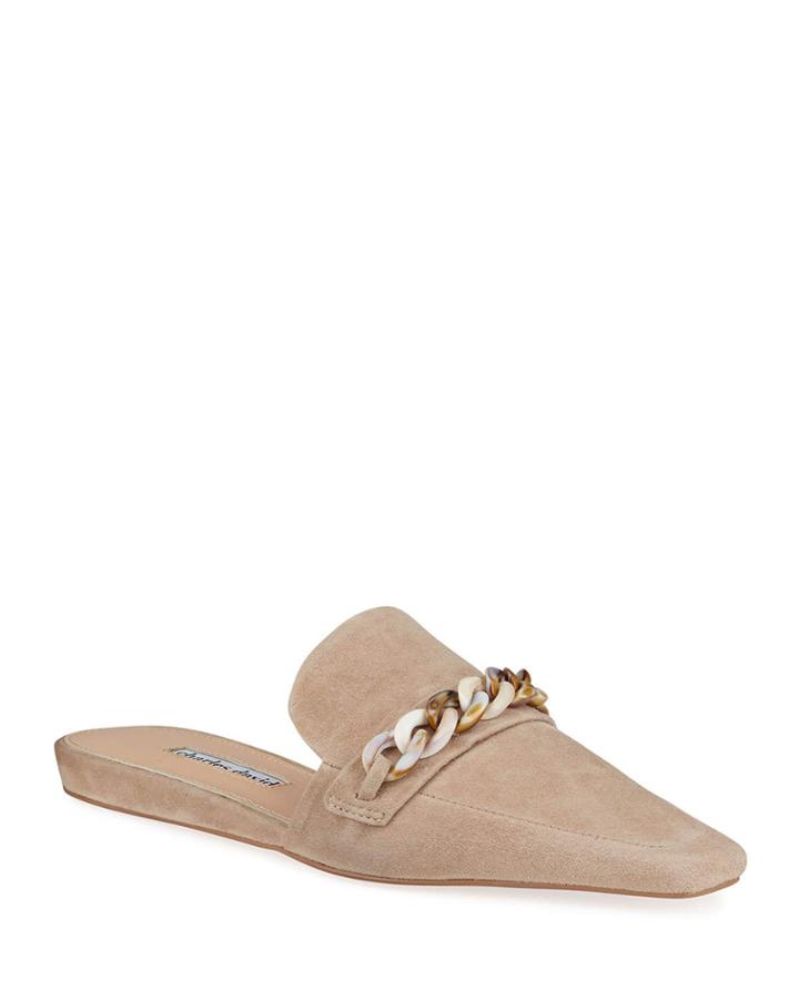 Juvenile Chain-bit Suede Flat