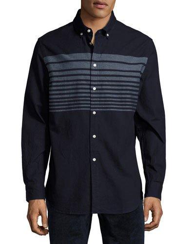 Jasper Striped Button-front