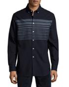 Jasper Striped Button-front