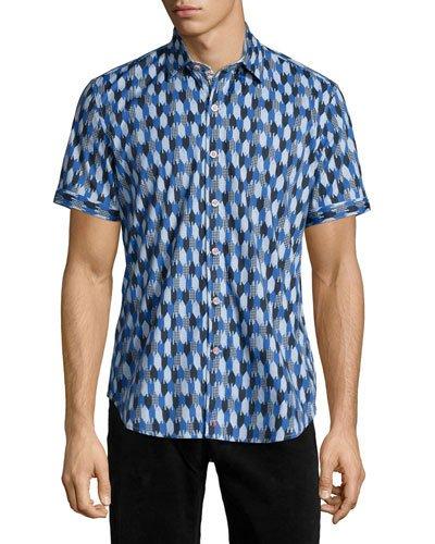 Printed Short-sleeve Shirt,