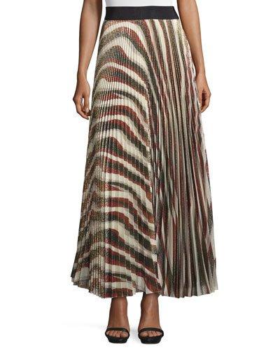 Maura Metallic Sunburst Plisse