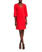 Malbec V-neck 3/4-sleeve