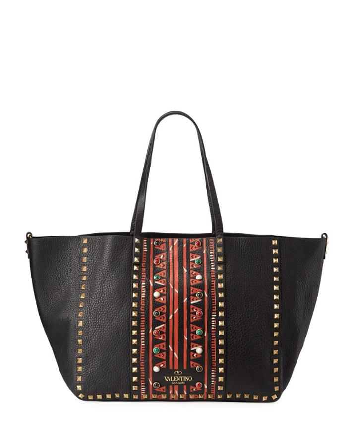 Tribal Inspired Rockstud Tote Bag