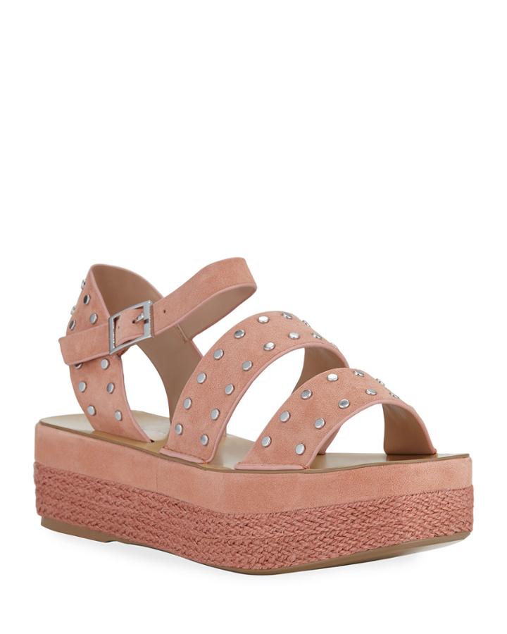 Madera Studded Suede Platform