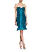 Satin Sweetheart Bustier Dress