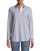 Button-down Sequin-collar