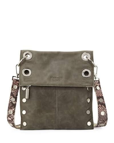 Lsm Reversible Embossed Shoulder Bag, Gray