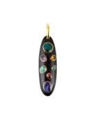 Machozi Dark Horn & Mixed Gem Pendant