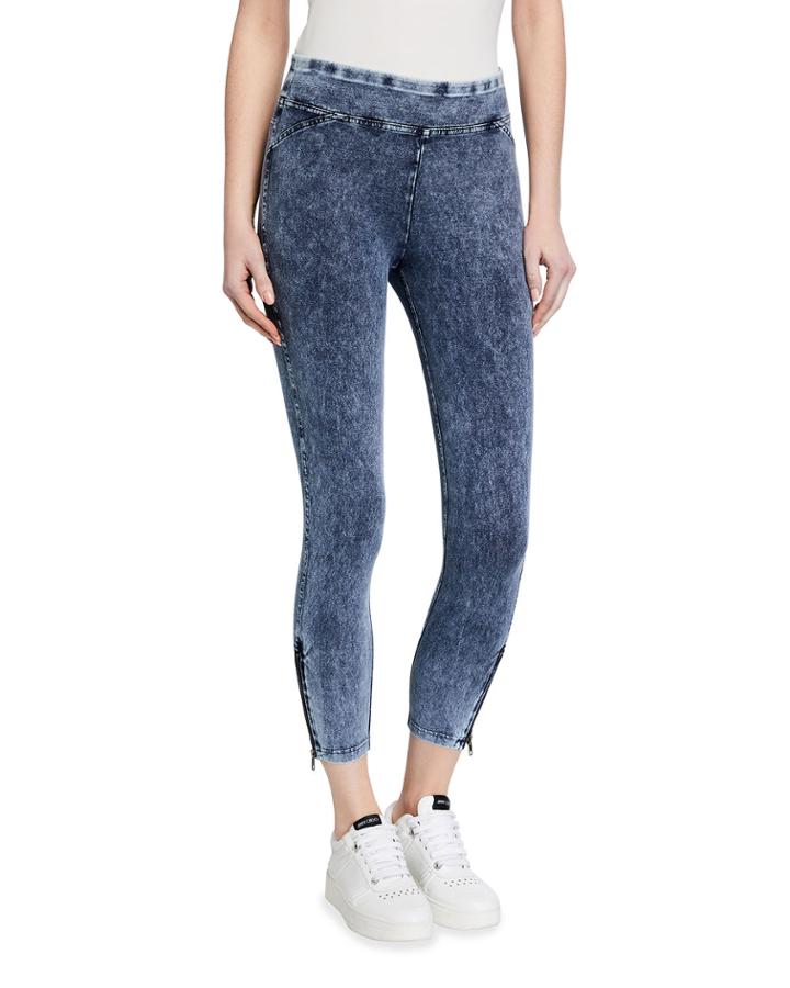 Knit Denim Zipper