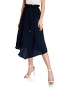 Midi Asymmetric Drape Tie