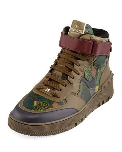 Men's Butterfly-print High-top