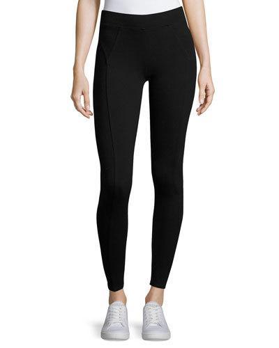 Riley Stretch-knit Leggings, Black
