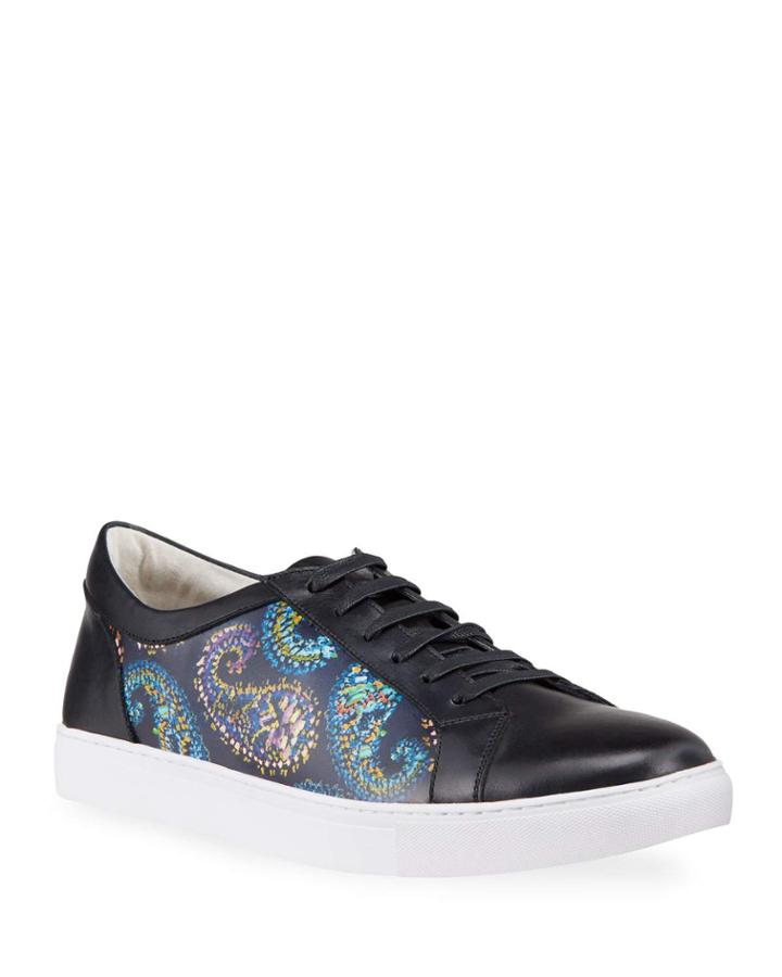 Men's Front Runner Paisley Leather