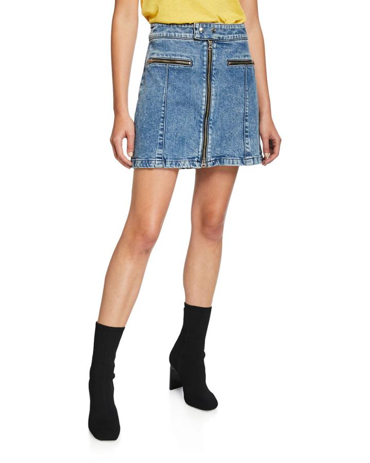 Isabel Zip-front Denim