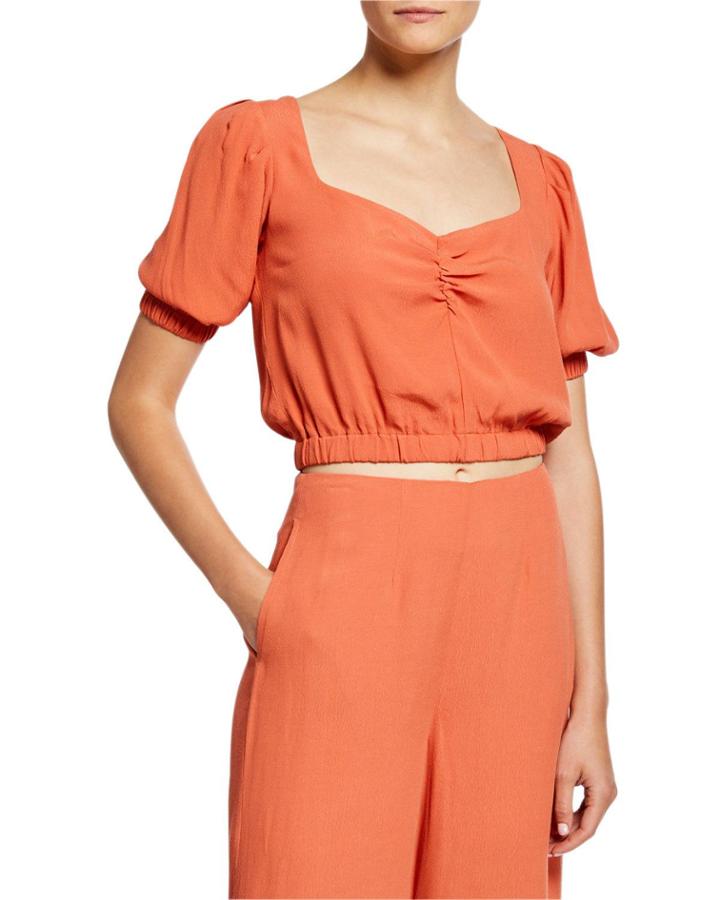 Drew Short-sleeve Crop Top