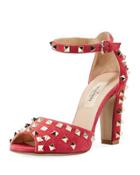 Rockstud Suede D'orsay