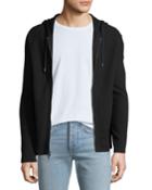Men's Active Stitch Zip-front Hoodie