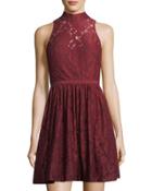 Southport Lace High-neck Dress