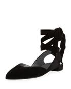 Superson Lace-up Ballerina Flat