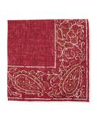 Printed Silk/cotton Pocket