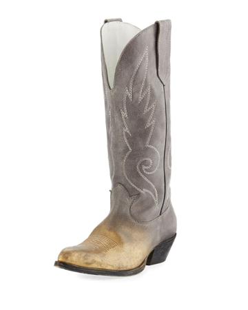 Kidman Two-tone Metallic Cowboy Boot