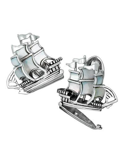 Ship W/ Treasure Bottom Cuff