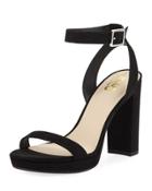 Annette Microsuede High-heel Ankle